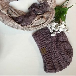 C.C. Bennie With Matching Infinity Scarf